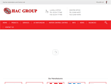 Tablet Screenshot of hacltd-group.com